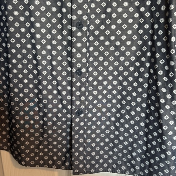 Geoffrey Beene men’s gray long sleeve button down shirt size large - Picture 4 of 9